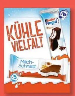 Lidl Ferrero Milch-Schnitte/ Kinder Pingui Mixpack Angebot