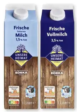 Scheck-in-Center Unsere Heimat Echt & Gut Frische Weidemilch Angebot