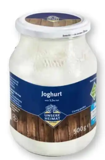 Scheck-in-Center Unsere Heimat Echt & Gut Joghurt Angebot