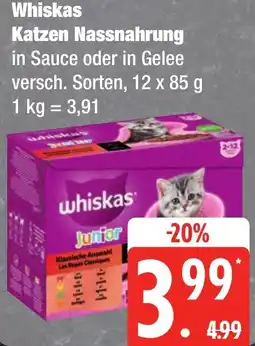 Edeka Frischemarkt Whiskas Katzen Nassnahrung Angebot