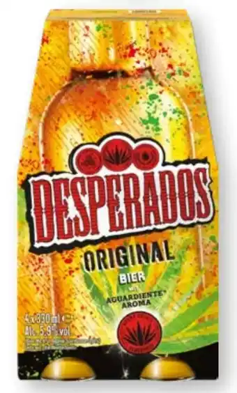 Scheck-in-Center Desperados Original Bier Angebot