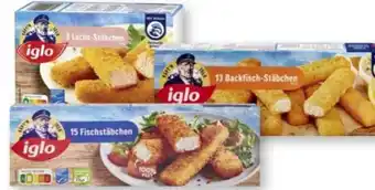 Scheck-in-Center Iglo Fischstäbchen Angebot