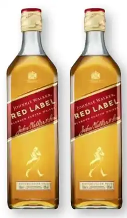 Scheck-in-Center Johnnie Walker Red Label Blended Scotch Whisky Angebot