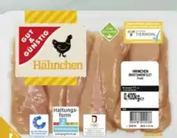 Edeka Gut & Günstig Hähnchenbrust-Innenfilets Angebot