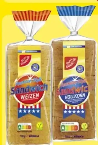 Edeka Gut & Günstig Sandwich Toast Angebot