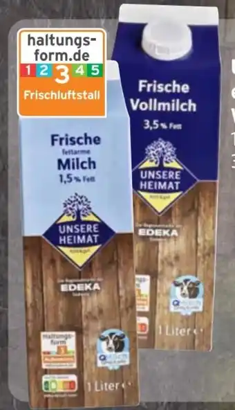 Edeka Unsere Heimat Echt & Gut Frische Weidemilch Angebot