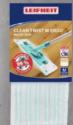 Edeka Leifheit Wischbezug Clean Twist M Ergo Angebot