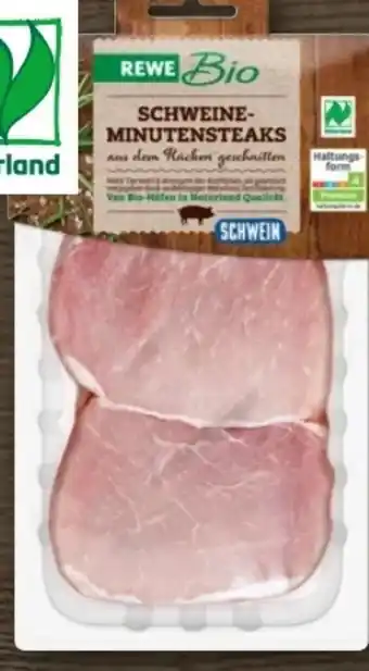 REWE Center Rewe Bio Schweine-Minutensteaks Angebot