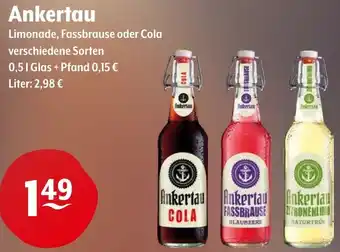 Trink und Spare Ankertau Limonade, Fassbrause oder Cola Angebot