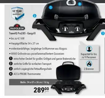 CITTI Markt Napoleon TravelQ Pro285 - Gasgrill Angebot