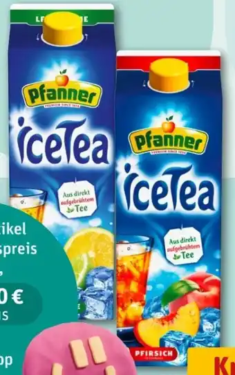 REWE Center Pfanner Ice Tea Angebot