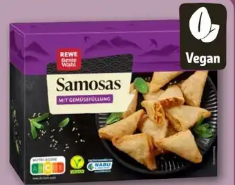 REWE Center Rewe Beste Wahl Samosas mit Gemüse Angebot