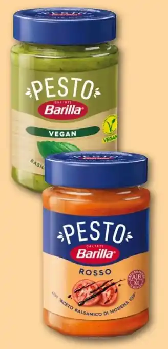 REWE Center Barilla Pesto Basilico Vegan Angebot