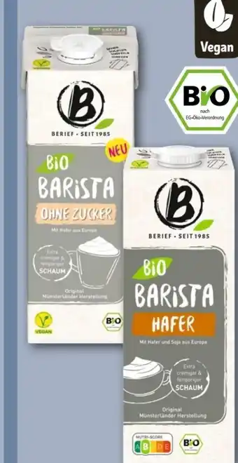 REWE Center Berief Bio Haferdrink Barista Vegan Angebot