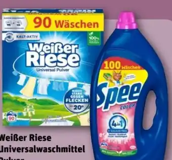 REWE Center Weißer Riese Waschmittel Universal Gel Angebot