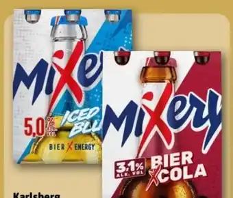 REWE Center Karlsberg MiXery Bier + Cola X Angebot