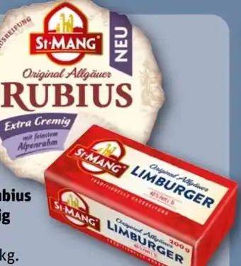 REWE St. Mang Original Allgäuer Rubius Angebot