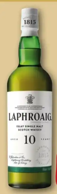 REWE Center Laphroaig Islay Single Malt Scotch Whisky 10 Years Angebot