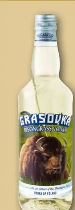 REWE Center Grasovka Bisongrass Vodka Angebot