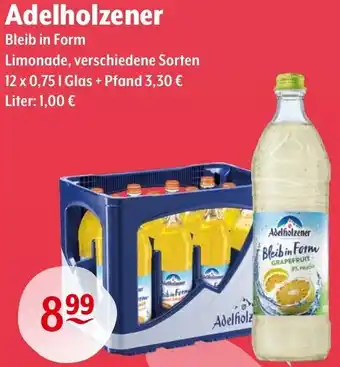 Trink und Spare Adelholzener Bleib in Form Angebot