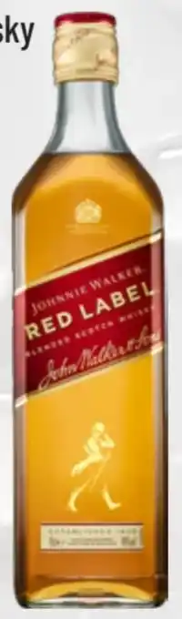 trinkgut Johnnie Walker Red Label Blended Scotch Whisky Angebot