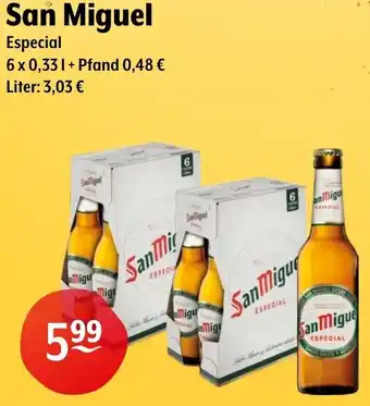 Trink und Spare San Miguel Especial Angebot