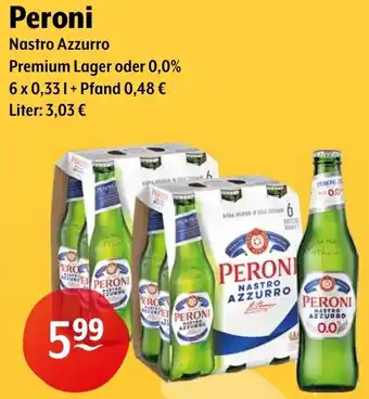 Trink und Spare Peroni Nastro Azzurro Angebot