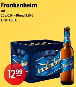 Trink und Spare Frankenheim Alt Angebot