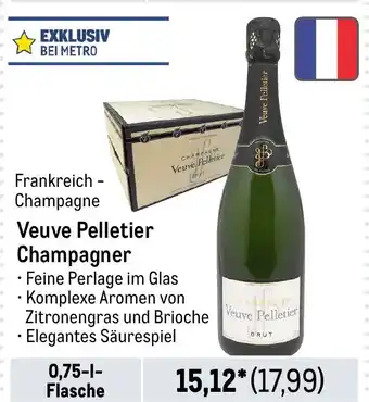 METRO Veuve Pelletier Champagner Angebot