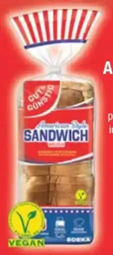 E-Center Gut & Günstig American Style Sandwich Angebot