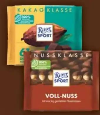 E-Center Ritter Sport Schokolade Nuss- und Kakao-Klasse Angebot