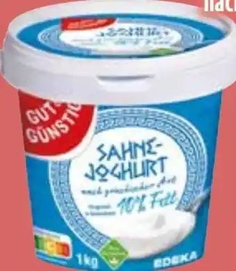 Edeka Gut & Günstig Joghurt Natur nach griechischer Art Angebot