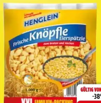 Edeka Henglein Knöpfle Eierspätzle XXL Angebot