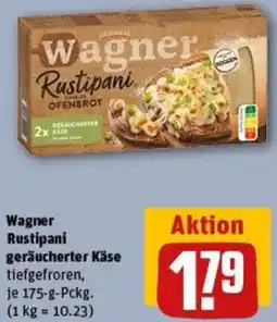 REWE Wagner Rustipani geräucherter Käse Angebot