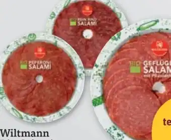 tegut Wiltmann Bio-Salami Angebot