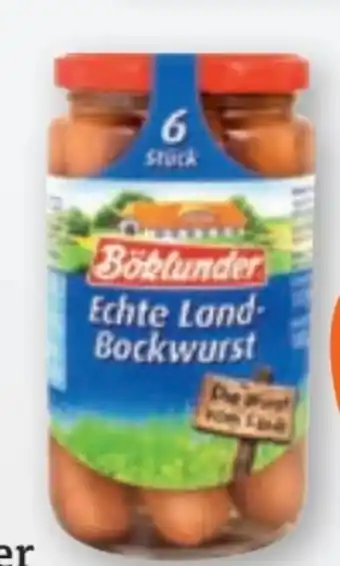 tegut Böklunder Echte Land-Bockwurst Angebot