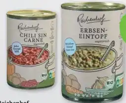 tegut Reichenhof Vegane Bio-Eintöpfe Angebot