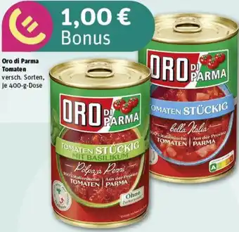 REWE Oro di Parma Tomaten Angebot