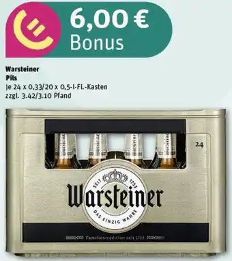 REWE Warsteiner Pils Angebot