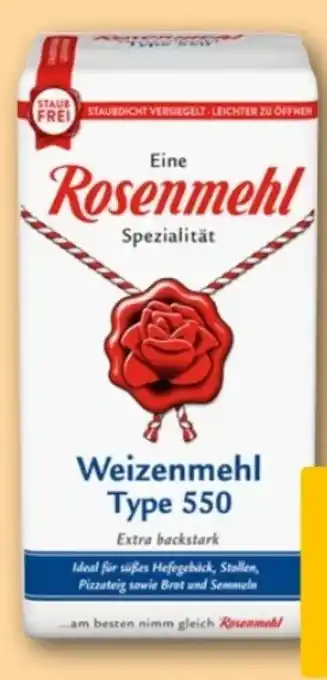 REWE Center Rosenmehl Weizenmehl Angebot