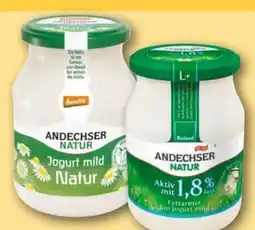 REWE Center Andechser Natur Bio Natur-Joghurt Angebot