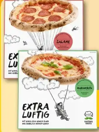 REWE Center Gustavo Gusto Extra Luftig Pizza Salame Angebot