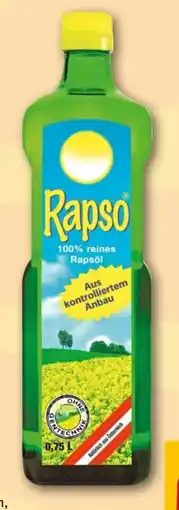 REWE Center Rapso 100% Reines Rapsöl Angebot