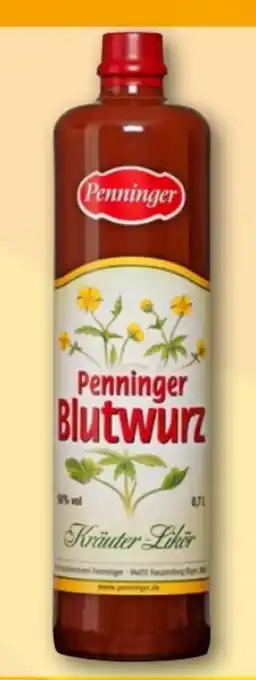 REWE Center Penninger Echter Blutwurz Kräuter-Likör Angebot