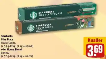 REWE Starbucks Pike Place oder House Blend Angebot