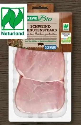 REWE Center Rewe Bio Schweine-Minutensteaks Angebot