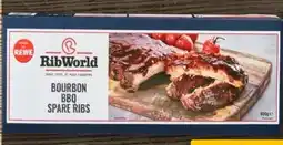 REWE Center Rib World Bourbon BBQ Spare Ribs Angebot