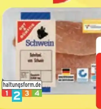 Edeka Gut & Günstig Schweine-Schnitzel Angebot