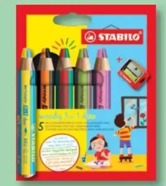 Budni Stabilo Woody 3in1 Duo Farbstifte Angebot