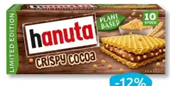 Budni Ferrero hanuta Crispy Cocoa Plant-Based Angebot